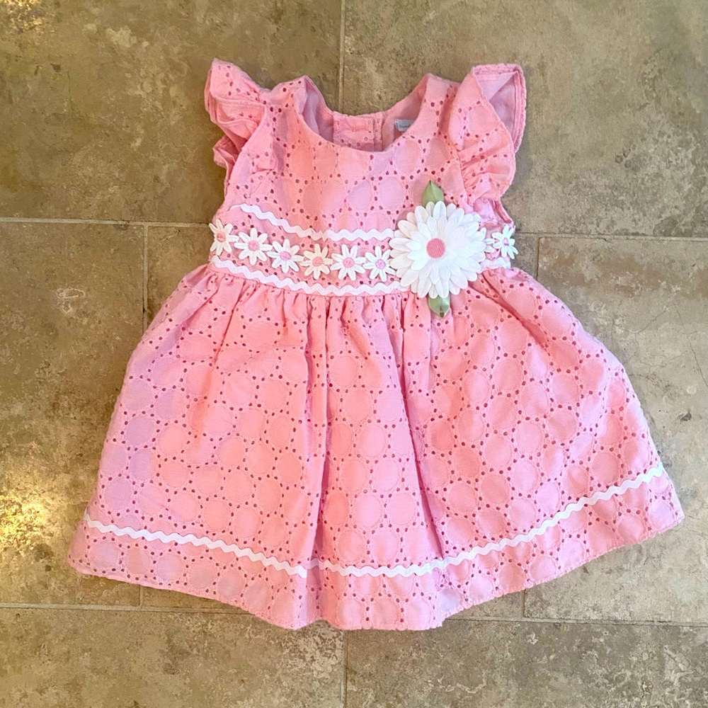 Sweet Heart Rose Pink Spring/Easter Dress